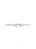 Tiffany & Co. 100% 18k White Gold White T Wire Bracelet 18K White Gold Narrow One size - photo 1