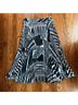 Twinset 100% Polyester Graphic Blue White Formal Skirt Size M - photo 13