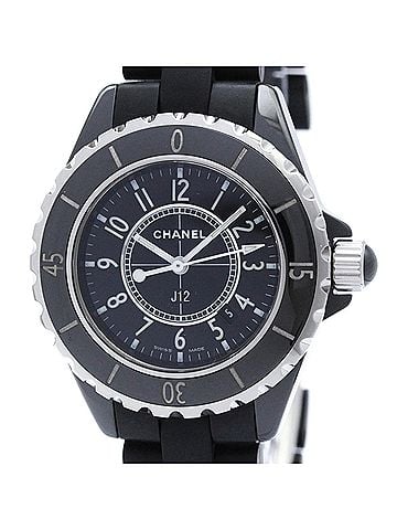 Chanel CHANEL J12 Ceramic Rubber Quartz Ladies Watch H0681 Polished (view 1)