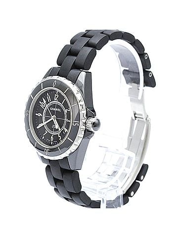 Chanel CHANEL J12 Ceramic Rubber Quartz Ladies Watch H0681 Polished (view 2)