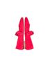 Larroudé 100% Suede Solid Red Flats Size 10 - photo 4