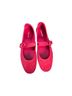 Larroudé 100% Suede Solid Red Flats Size 10 - photo 2
