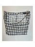 Zara Checkered-gingham Blue White Skort Size XL - photo 7