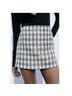 Zara Checkered-gingham Blue White Skort Size XL - photo 4