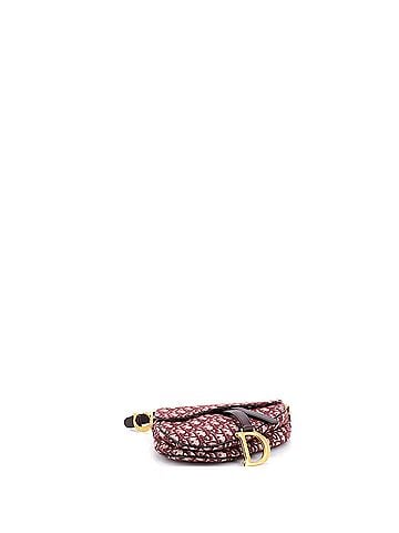 Christian Dior Saddle Handbag Oblique Canvas Medium (view 2)