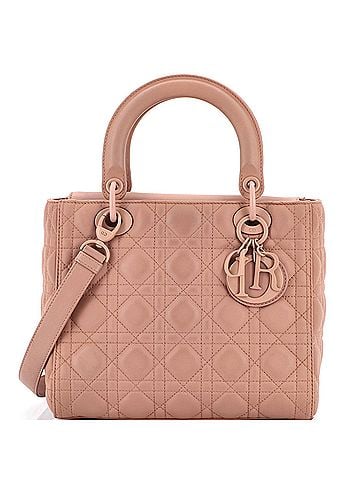 Christian Dior Ultra Matte Lady Dior Bag Cannage Quilt Calfskin Medium (view 1)