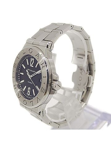 Bvlgari BVLGARI Diagono Date DG40S Automatic Black Dial Watch (view 2)