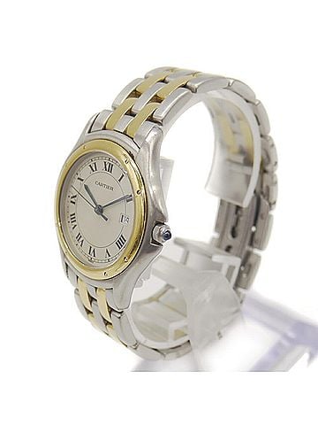Cartier Cartier Panthère Cougar LM Quartz W35006B6 Ivory Dial Watch SS/YG (view 2)