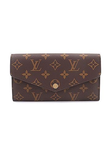 Louis Vuitton Louis Vuitton Monogram Portefeuille Sarah Bi-fold Long Wallet, Fuchsia, M62234 RFID (view 1)