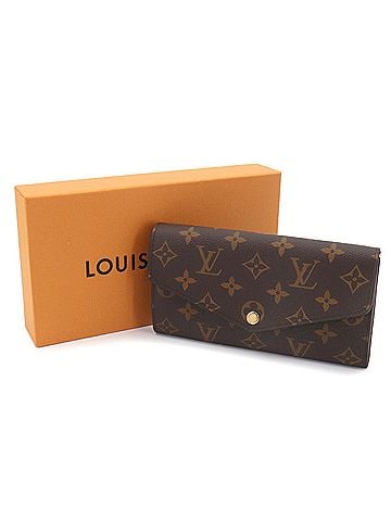 Louis Vuitton Louis Vuitton Monogram Portefeuille Sarah Bi-fold Long Wallet, Fuchsia, M62234 RFID (view 2)