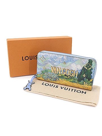 Louis Vuitton Louis Vuitton Masters Monogram Certy Zippy Wallet Long Blue M64607 Van Gogh (view 2)