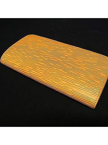 Louis Vuitton LOUIS VUITTON Louis Vuitton Long Wallet Epi Continental Viennois M63259 Tassili Yellow Leather Women's Bi-fold (view 2)