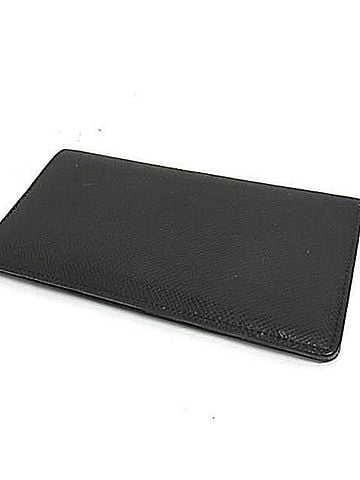 Louis Vuitton LOUIS VUITTON Louis Vuitton Long Wallet Taiga Portefeuille M30541 Black Leather Men's Bi-fold (view 2)