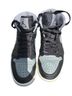 Nike Black Gray Sneakers Size 5 1/2 - photo 2