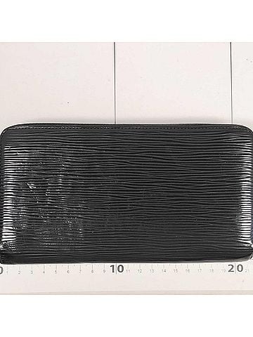 Louis Vuitton LOUIS VUITTON Louis Vuitton Long Wallet Epi Zippy M60072 Noir Leather Men's Women's Round (view 2)