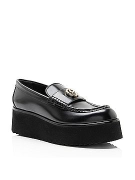 Gucci Gucci Shiny Calfskin GG Creeper Platform Loafers - Size 7.5 / 37.5 (view 1)