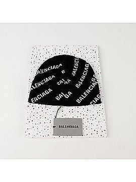 Balenciaga Allover Logo Beanie (view 1)