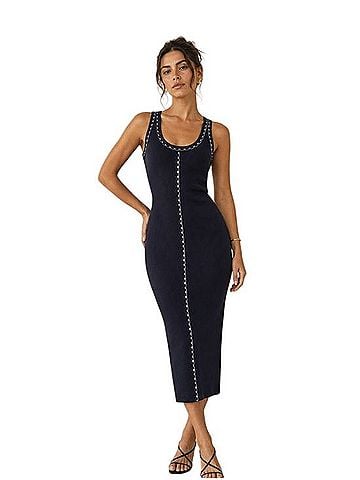House of Harlow 1960 Navy Maxi Tank Dress Casual Dress (view 1)