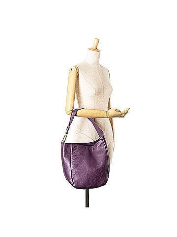 Gucci Metallic Leather Greenwich Hobo (view 2)