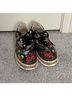 Free People 100% Canvas Tropical Floral Multi Color Black White Sneakers Size EU 38 - photo 3