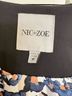 Nic + Zoe Solid Black White Jacket Size M - photo 3
