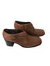 Clarks 100% Leather Brown Heels Size 6 1/2 - photo 1