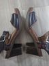 Dansko 100% Leather Black Brown Wedges Size EU 39 - photo 7