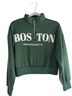 Grane Green White Long Sleeve Top Size S - photo 1