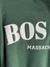 Grane Green White Long Sleeve Top Size S - photo 4