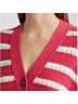 Rails 100% Cotton Stripes Pink White Cardigan Size XS - photo 6