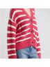 Rails 100% Cotton Stripes Pink White Cardigan Size XS - photo 5