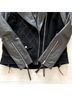 J.Lindeberg 100% Suede 100% Nylon 50% Leather Black Leather Jacket Size M - photo 5