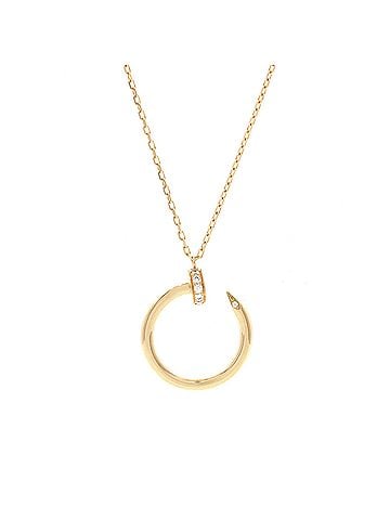 Cartier Juste un Clou Pendant Necklace 18K Yellow Gold with Diamonds (view 1)