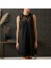 Lulus 100% Polyester 100% Polyester 100% Polyester Floral Black Cocktail Dress Size S - photo 3