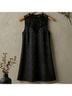 Lulus 100% Polyester 100% Polyester 100% Polyester Floral Black Cocktail Dress Size S - photo 4