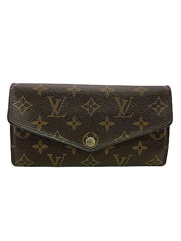 Louis Vuitton LOUIS VUITTON M60531 Portefeuille Sarah Monogram Long Wallet Brown (view 1)
