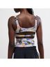 FP Movement Floral Pink White Sleeveless T-Shirt Size M - photo 4