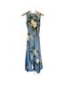 Leith 100% Rayon 100% Polyester Floral Blue Casual Dress Size XS - photo 2