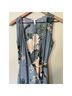 Leith 100% Rayon 100% Polyester Floral Blue Casual Dress Size XS - photo 4