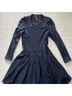 HIGH Tech Blue Casual Dress Size 4 - photo 4
