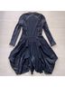 HIGH Tech Blue Casual Dress Size 4 - photo 7