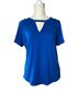 Michael Kors Blue Short Sleeve Blouse Size S - photo 1