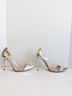 Gianvito Rossi 100% Patent Leather Silver Heels Size EU 37 - photo 6