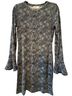Michael Kors Print Black Gray Casual Dress Size S - photo 1