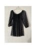 Cache Polka Dots Black 3/4 Sleeve Blouse Size XS - photo 6