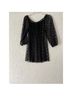 Cache Polka Dots Black 3/4 Sleeve Blouse Size XS - photo 7