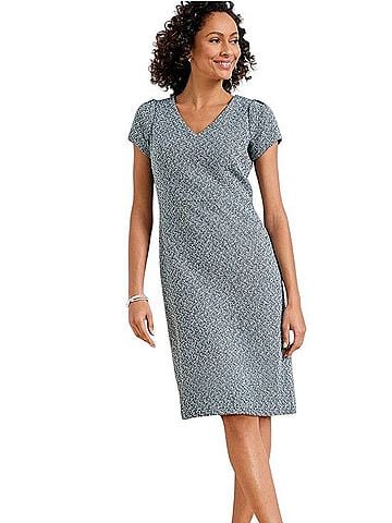 Talbots Shift Dress Casual Dress (view 1)