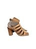 Schutz 100% Leather Solid Brown Tan Sandals Size 8 - photo 2