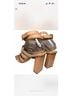 Schutz 100% Leather Solid Brown Tan Sandals Size 8 - photo 5