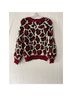 Mother Leopard Print Red Black White Pullover Sweater Size XS - photo 8